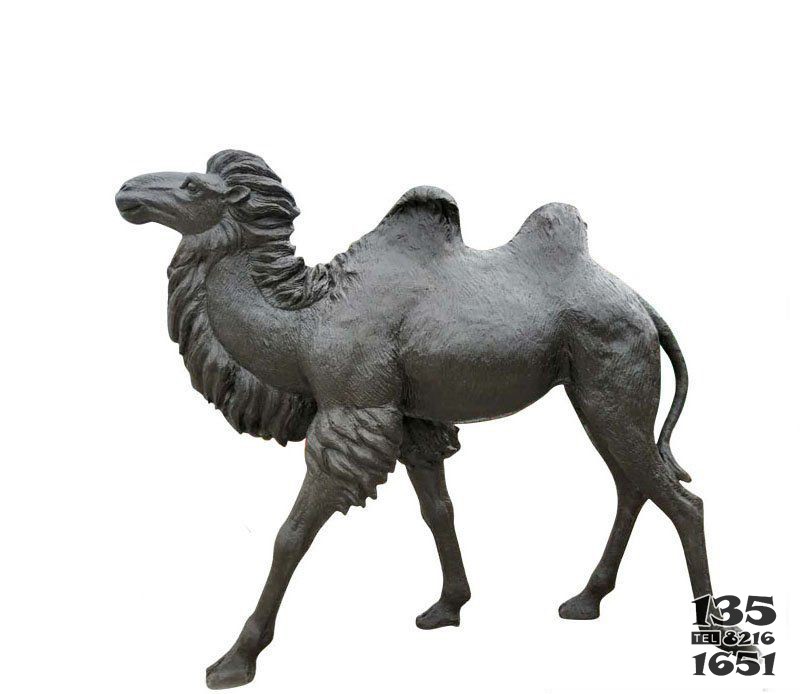 公园动物铜雕骆驼图片