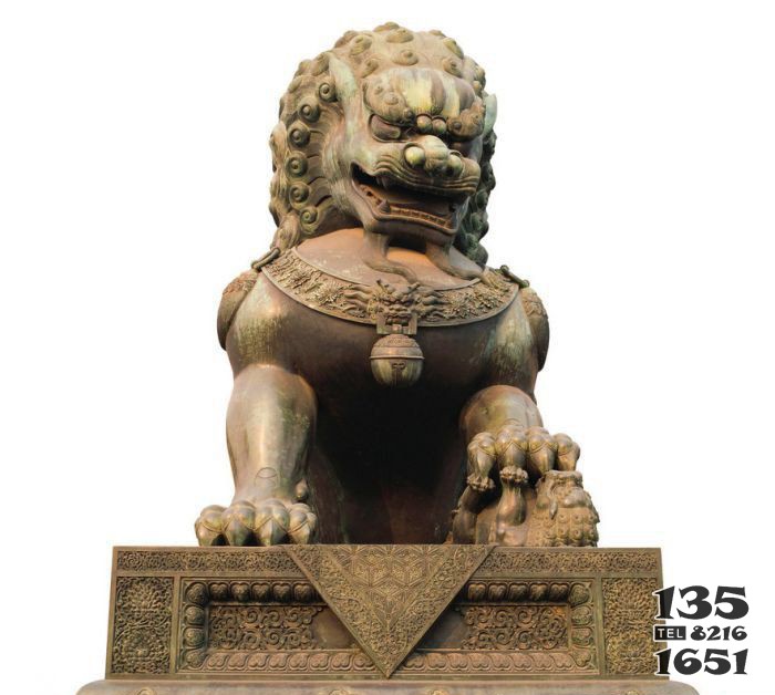 狮大型狮子铜雕图片