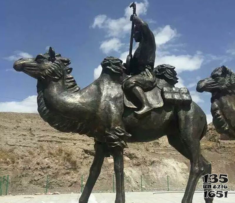 抽象铜雕骆驼雕塑图片