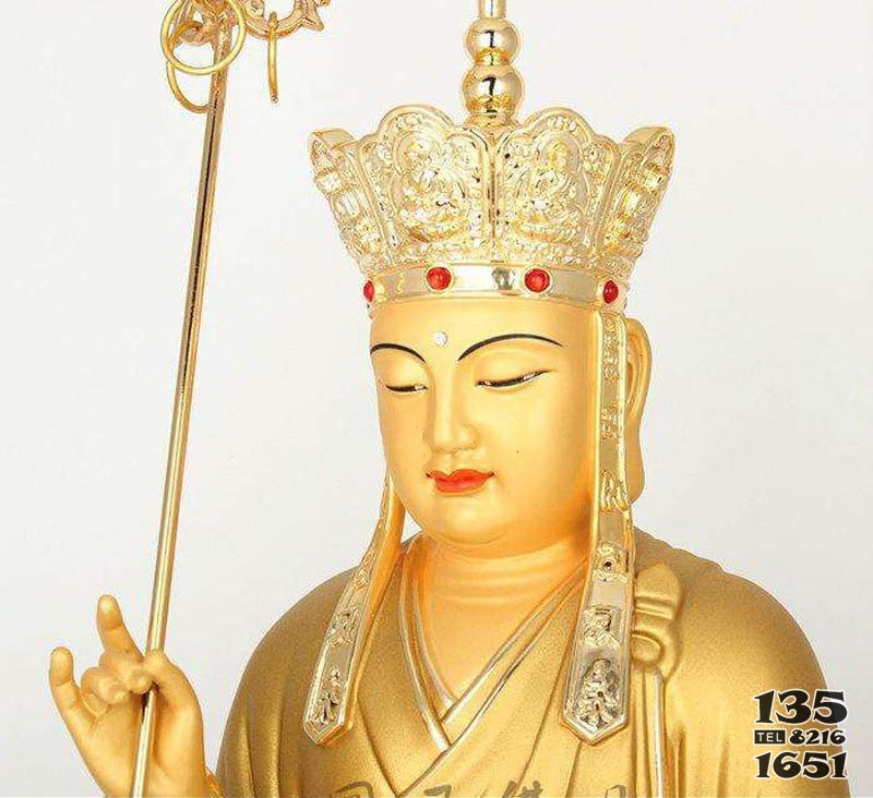 厂家销售铜雕地藏王铜像寺庙佛像雕塑图片